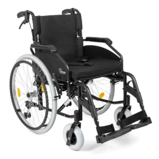 Timago EVERYDAY-TIM T101 odlehčený invalidní vozík šířka 51cm, černý, pevná kola